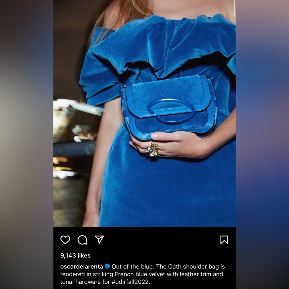 Oscar de la Renta The Oath Shoulder Bag